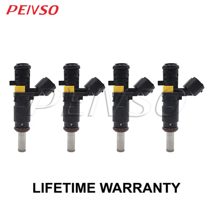 PEIVSO 4pcs 7528176 V752817680-07 Fuel Injector For MINI COOPER 07~15 COOPER COUNTRYMAN 11~16 COOPER PACEMAN 13~16 1.6L L4