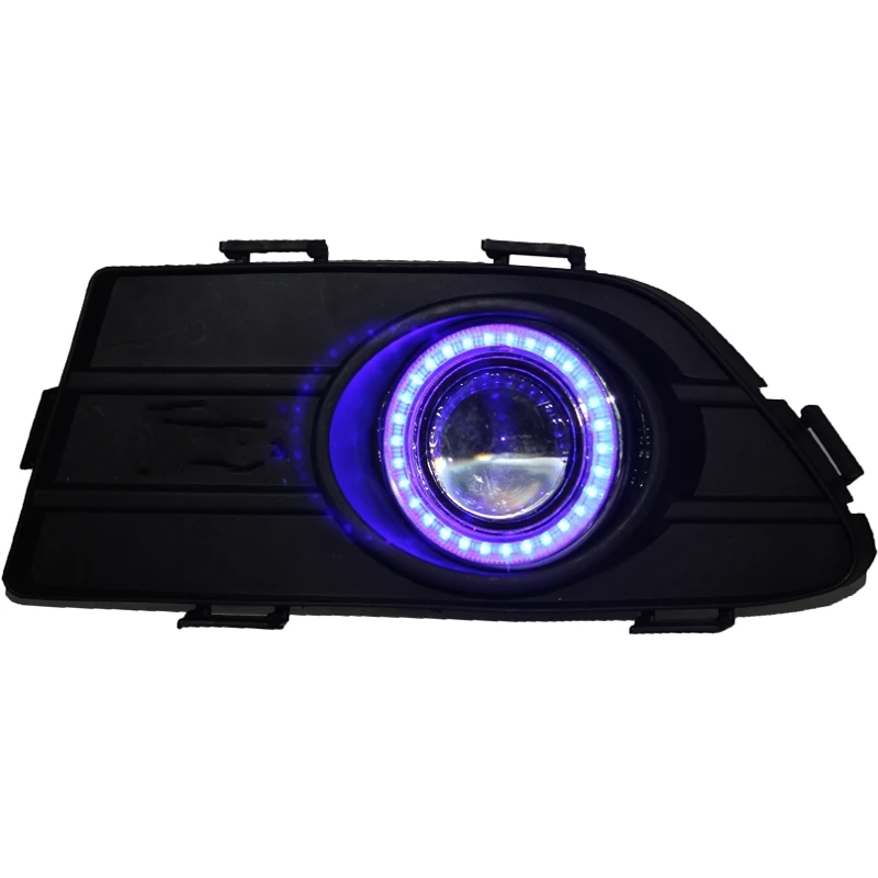 For Great Wall Voleex C30 2010-2016 White Angel Eyes DRL Yellow Signal Light H11 Halogen / Xenon E13 Fog Lights Projector Lens