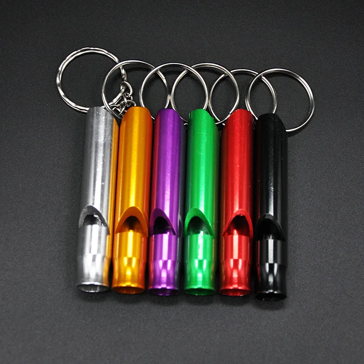 Large Aluminum Whistle Outdoor Survival Essential First Aid Training Children Learning & Exercising Type Educational Unisex