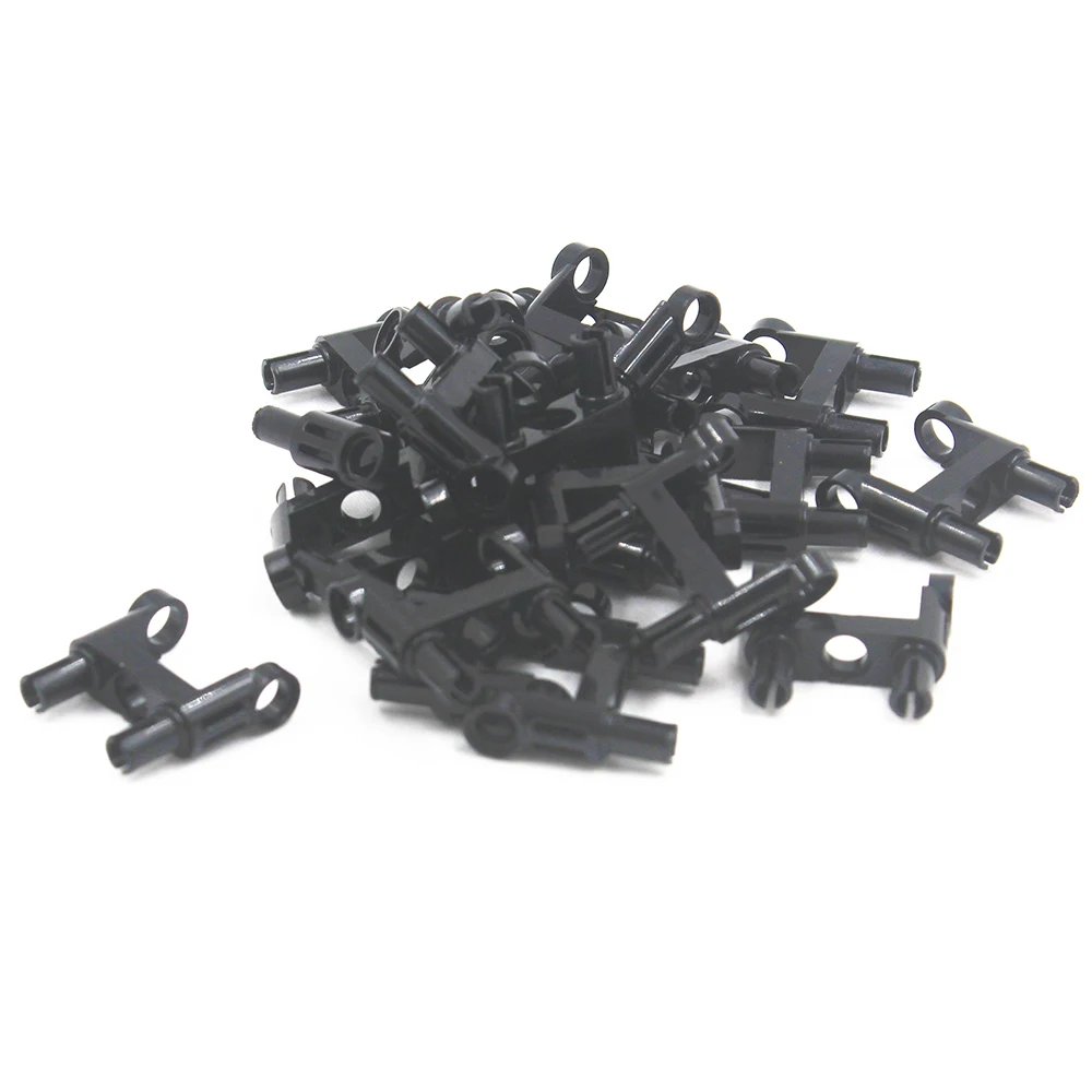 Bloques de construcción MOC para niños, piezas técnicas, 10 piezas, doble broche, 2M, DIA 4,85, compatible con Lego 48496, juguete para niños