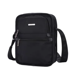 Sinpay-Bolso informal antirrobo para hombre, bandolera de hombro, con cremallera y hebilla, marca famosa