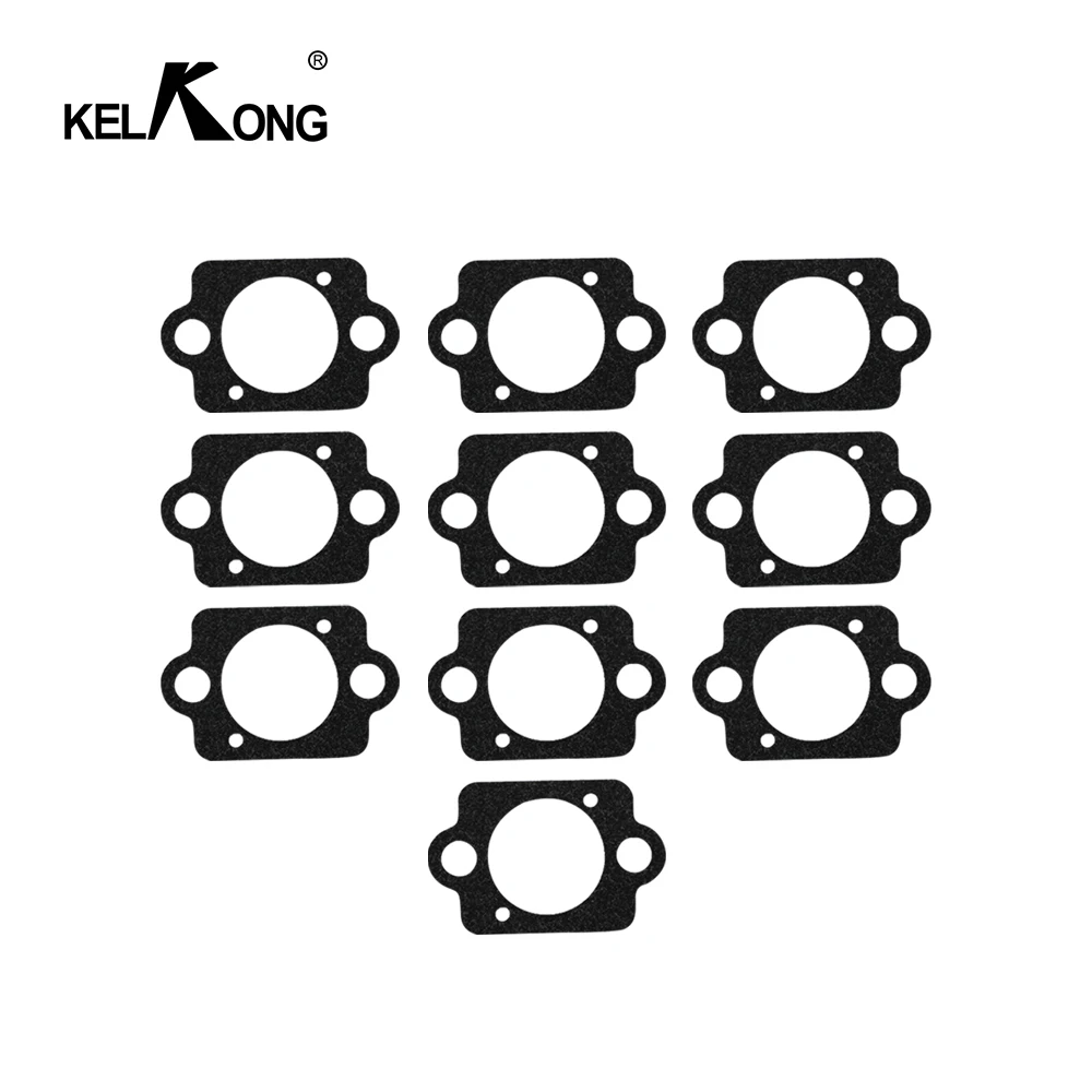 KELKONG 10pcs Carburetor Gasket Kit For HUSQVARNA 124L 125B 125BX 125L 125LD 128C 128CD 128L 128LD 128LDX 128R 128RJ 128DJX Trim