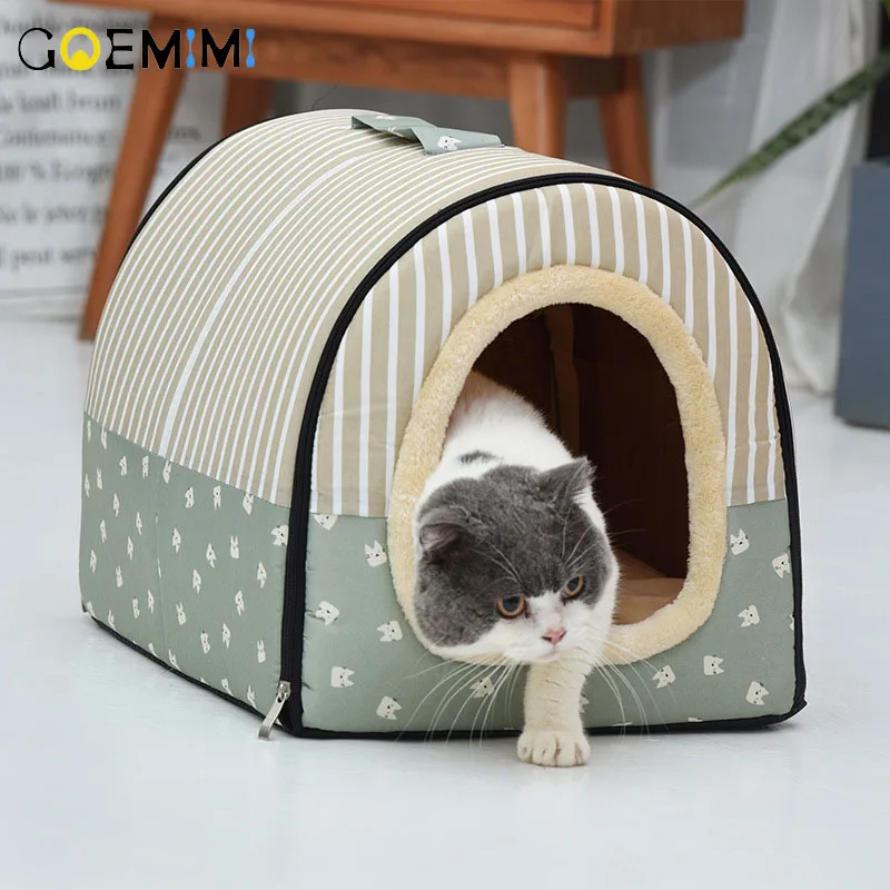 Dog Bed Winter Warm Kennel For Pet Puppy Nest Cat Sleeping Bag cama para cachorro House for cats Dog house bed