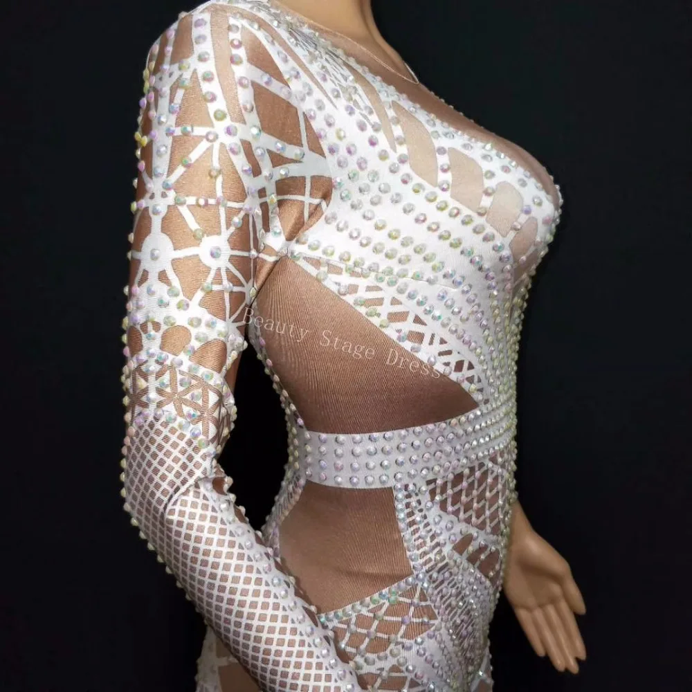 Combinaison noire à la mode pour femmes, Costume une pièce pour discothèque, Bandage de danse, tenue imprimée, fête, scène, vêtements de célébration