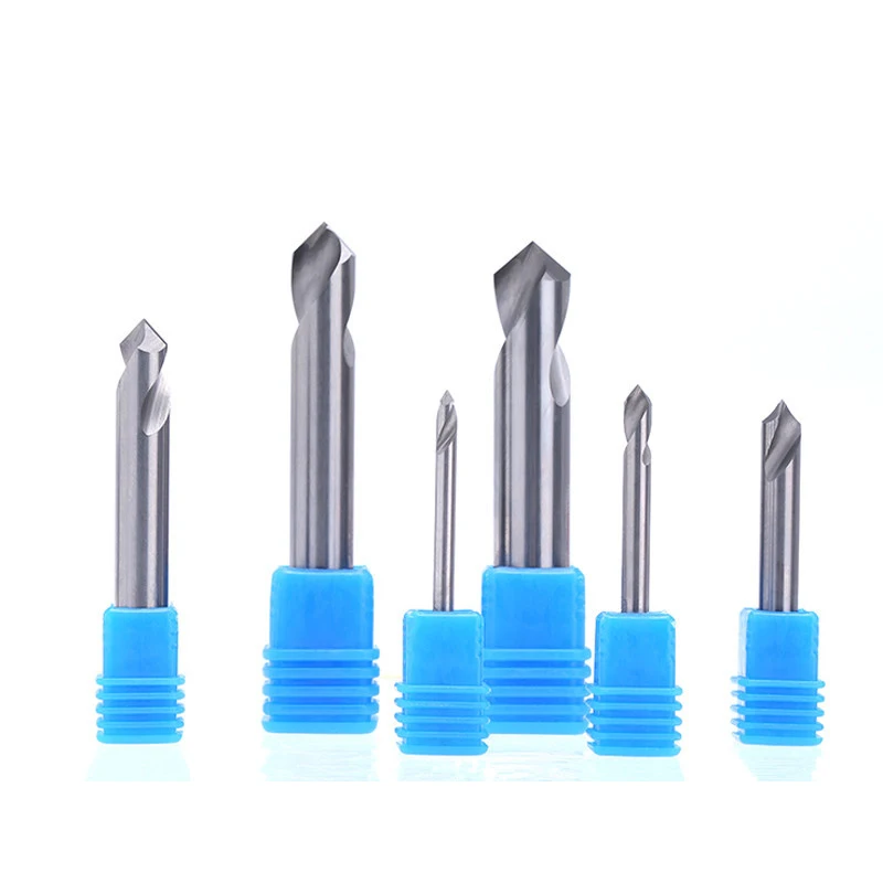 

HRC55 3MM-14MM 90 Degree Spot Drill Bit for Machining Hole Drill Chamfering Tools Tungsten Carbide Steel for aluminum process