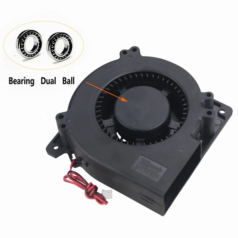 

Gdstime 2 Pcs 120x120x32mm 24V Ball Bearing 12032 2Pin DC Radiator Cooling Fan 120mm x 32mm Big Cooler 12cm Top Quality