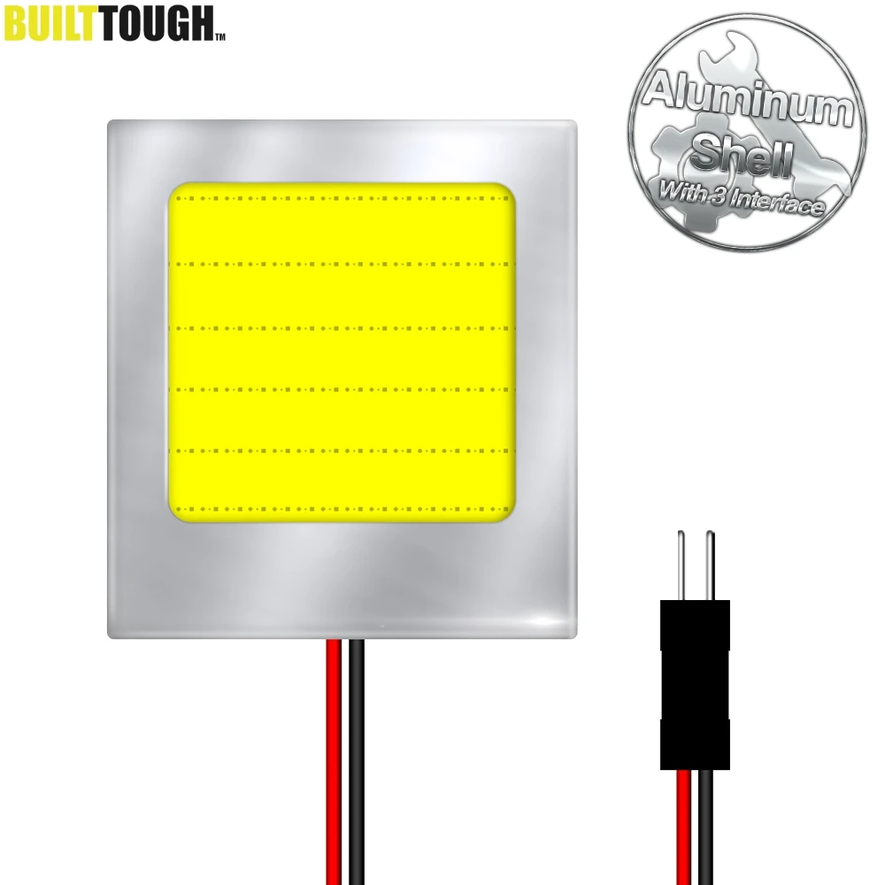 

Xukey автомобиль T10 194 168 501 гирлянда COB Светодиодная панель свет 48-чип Внутренняя купольная лампа для багажника лампы для чтения ксенон белый DC 12V