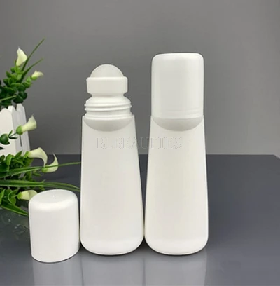 100ml Plastic White Roll On Deodorant Bottles Big Roller Ball Empty Cosmetic Essential Oil Roll-on Containers