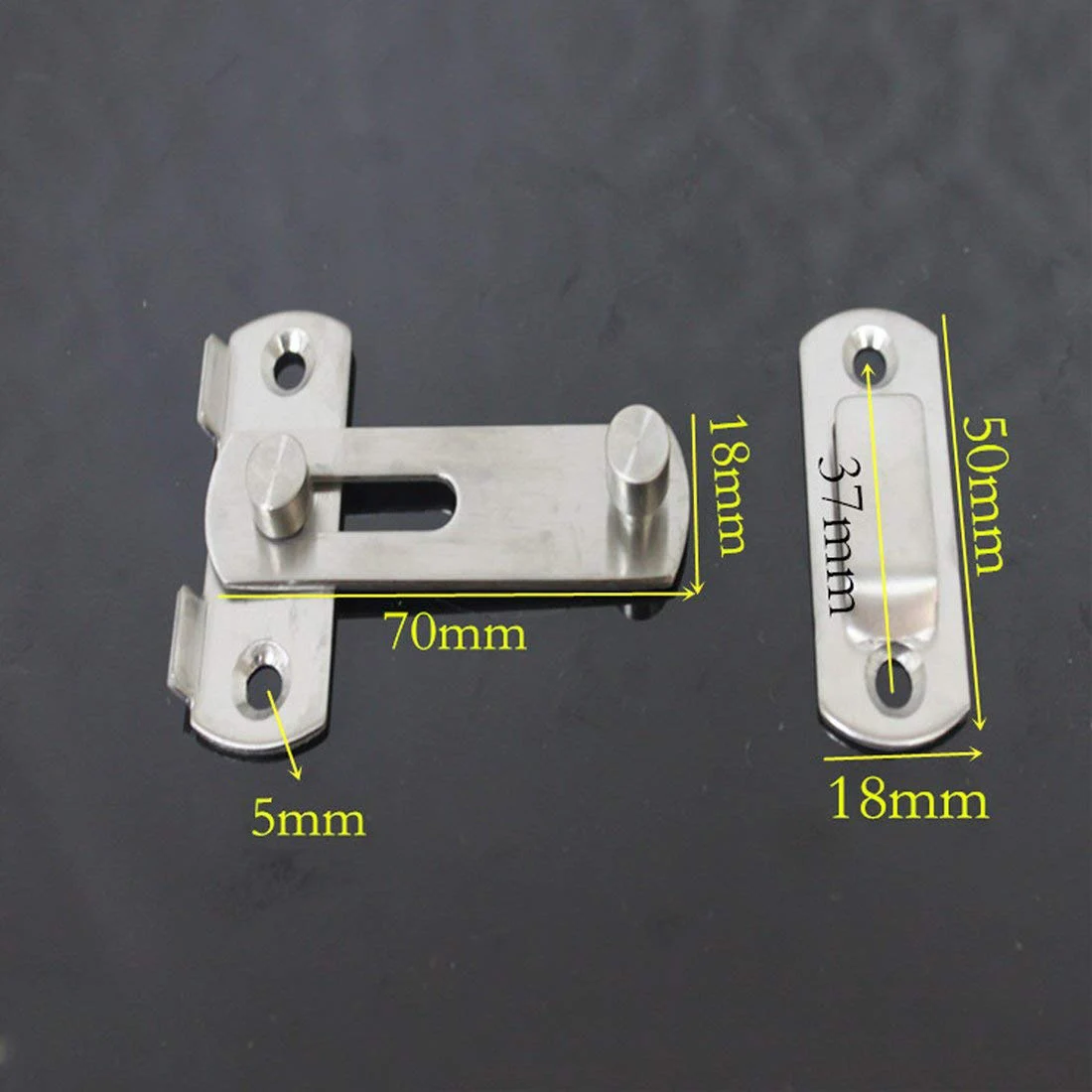 In stock Hasp Latch METAL Hasp Latch Lock Sliding Door Lock for Window Cabinet Fitting