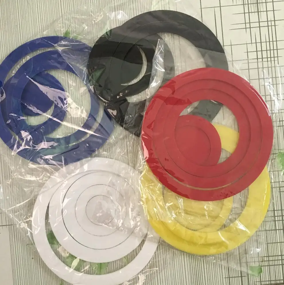 5 Stück/Lot Acryl-Wandaufkleber mit Punkten, Kreis-Wandaufkleber für Kinder, Babyzimmer, Heimdekoration, runde Wandaufkleber, DIY, selbstklebende Kunstwandbilder – Detail 3