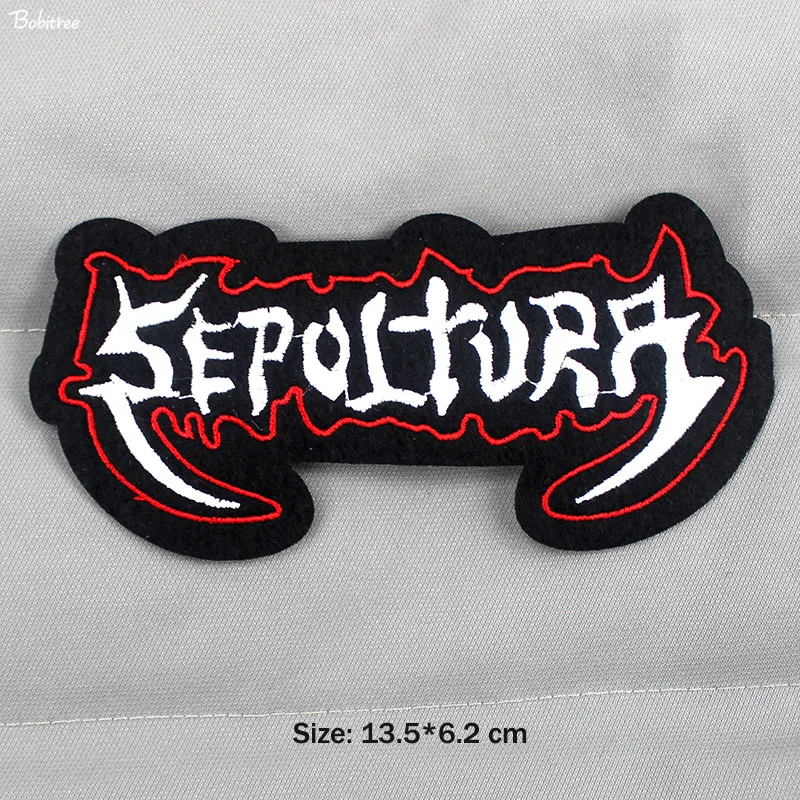 Fashion Cool Rock Music Band Patches Embroidery for Clothes Iron on Apparel DIY Stickers for Jackets Backpack Badges