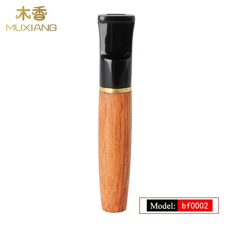 MUXIANG Wood Pipes Durable Filter Smoke Pipes Mouthpiece  Pipes Standard Nostalgic Smoking Pipe Mouthpiece bf0001-02