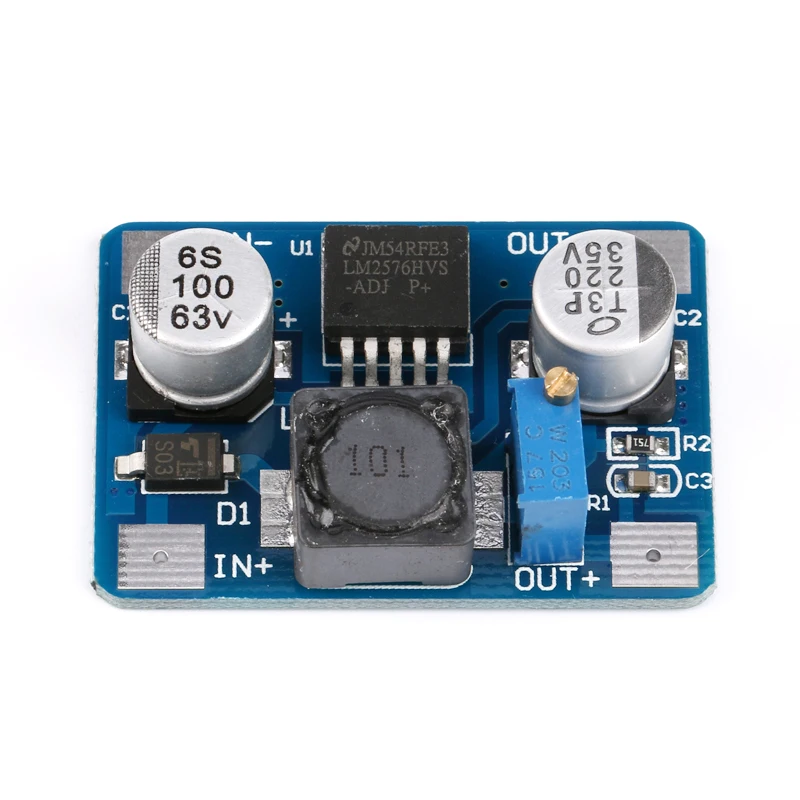 LM2576HV DC-DC Step Down Adjustable Power Supply Module DC-DC 5V-60V Input 1.25V-26V Output