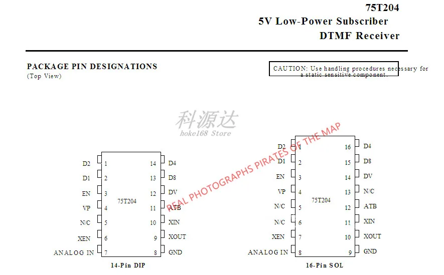 5 قطعة/الوحدة 75T204-IL SOP16 75T204 في الأسهم