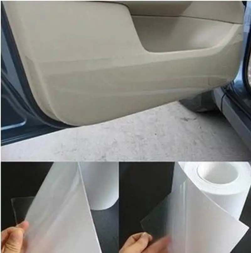 10 15 20CMx5M Rhino Skin Car Bumper Hood Paint Protection Film Vinyl Clear Transparence film