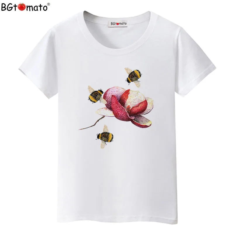 Factory store hot sale flower shirt women top tees casual Tshirt women Hot sale clothes cool T-shirt