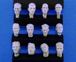 1/35 Resin Figuur Model Kits Heads Set Ongemonteerd Unpainted