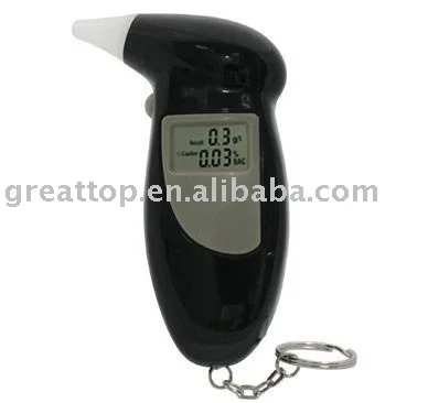 personal digital alcohol tester with mouthpiece 5pcs Free shipping!