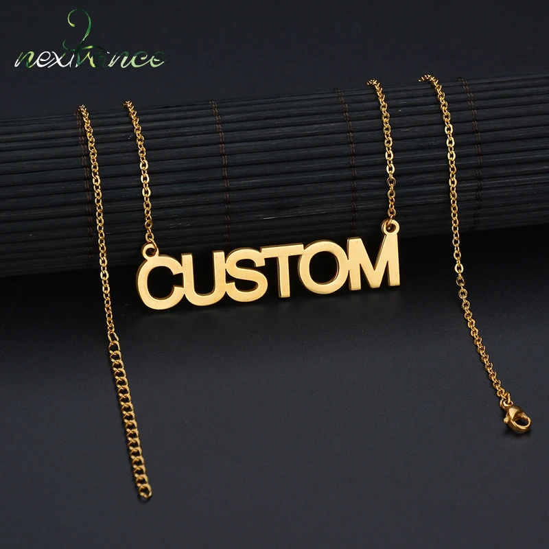 Custom Necklace Top Quality stainless steel Personality Pendant for Women Couple Men Lover Anniversary Jewelry Gift