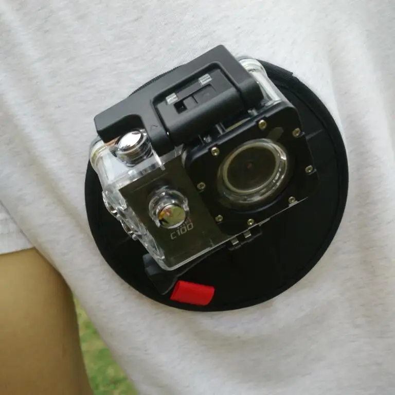 แม่เหล็กแม่เหล็กกระเป๋าเป้สะพายหลังเข็มขัดรถคลิปสำหรับ Gopro Hero 987654 SJ4000 Sj8/10 Xiaomi Yi H9R akaso Action กล้อง