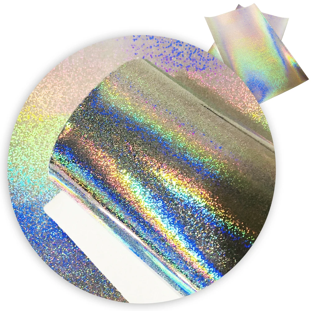 David accessories 20*33cm Laser Holographic Faux Synthetic Leather Fabric,DIY Garment Knotbow Bags Decoration Crafts,1Yc4917