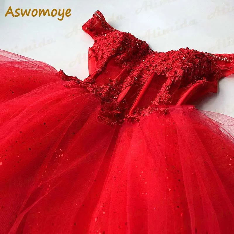 Short Evening Dress 2016 New Sexy Shining Party Prom Dresses Boat Neck robe de soiree vestido de festa Custom Made Alimida