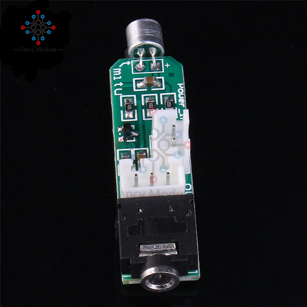 Module amplificateur de Circuit de Microphone, borne DC 1.5-5V 3P, prise Audio 3.5mm, Module émetteur de Microphone