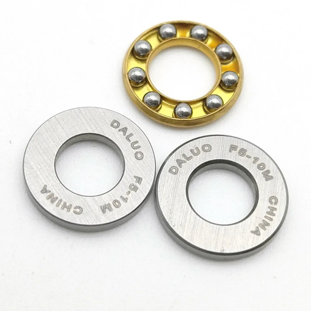 

DALUO Bearings F5-10M F5-11M F5-12M 5X10X4 5X11X4.5 5X12X4 Thrust Ball Bearings Single Separable Direction