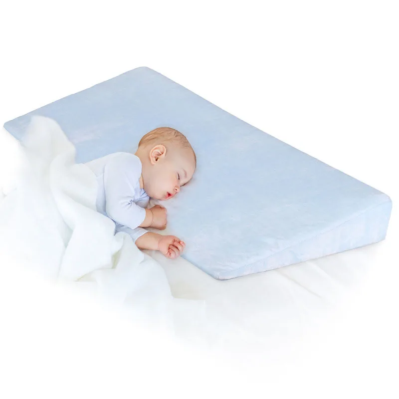 2023 New Baby Sleep Positioner Pillow Anti-Reflux High Incline Newborn Baby Crib Wedge gối chống trào ngược trẻ em Baby Sleep