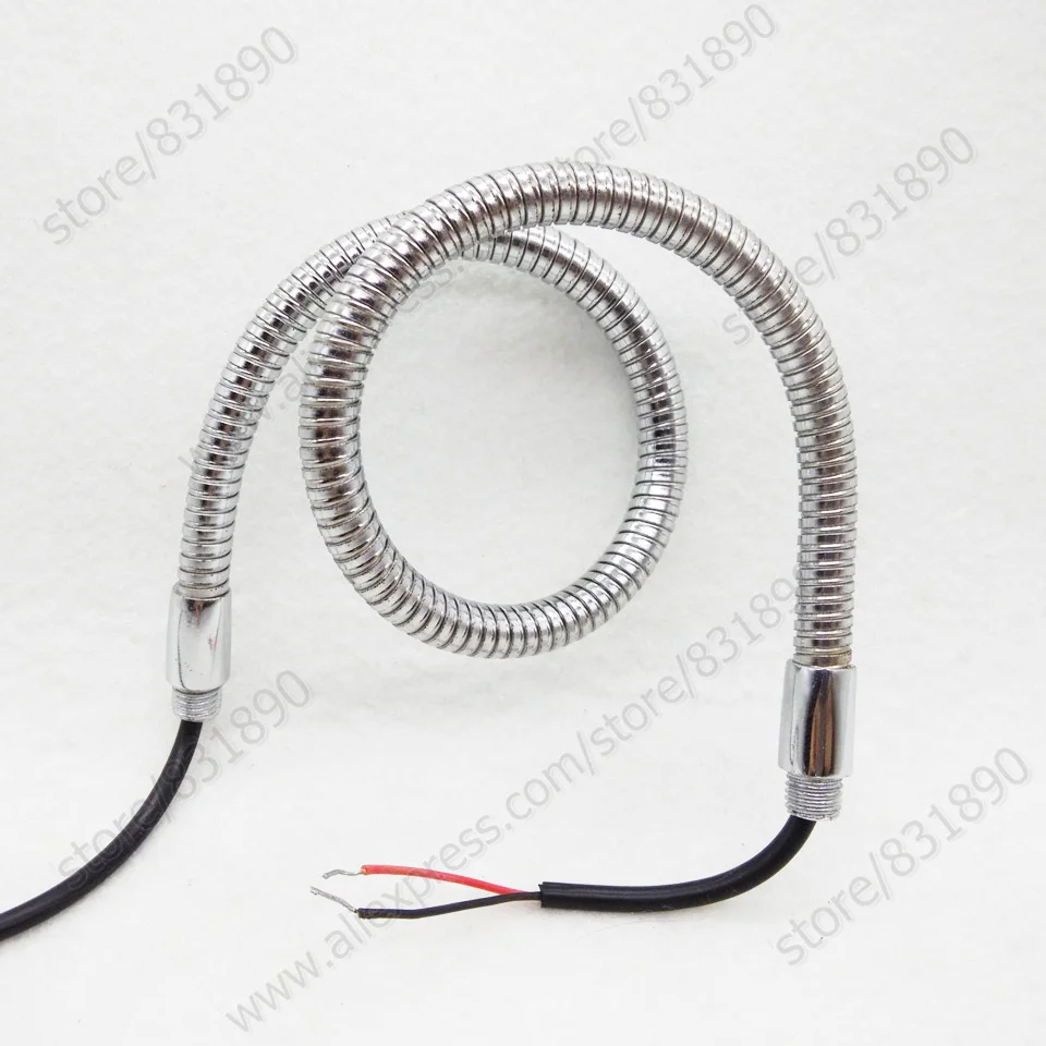 LED  Gooseneck Table lamp Flexible holder LED soft hose lamps Dia11/13mm metal holder 25-40CM Out M10/M10 screw For Desk light