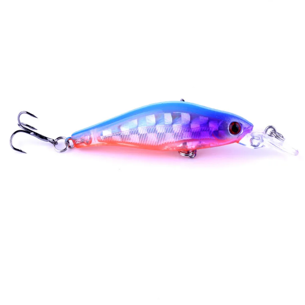 FISHINAPOT 1PCS 8cm 6.3g Laser Sinking Slowly Minnow Fishing Lure Isca Artificial Hard Bait Fishing Wobblers Pike Bass Crankbait