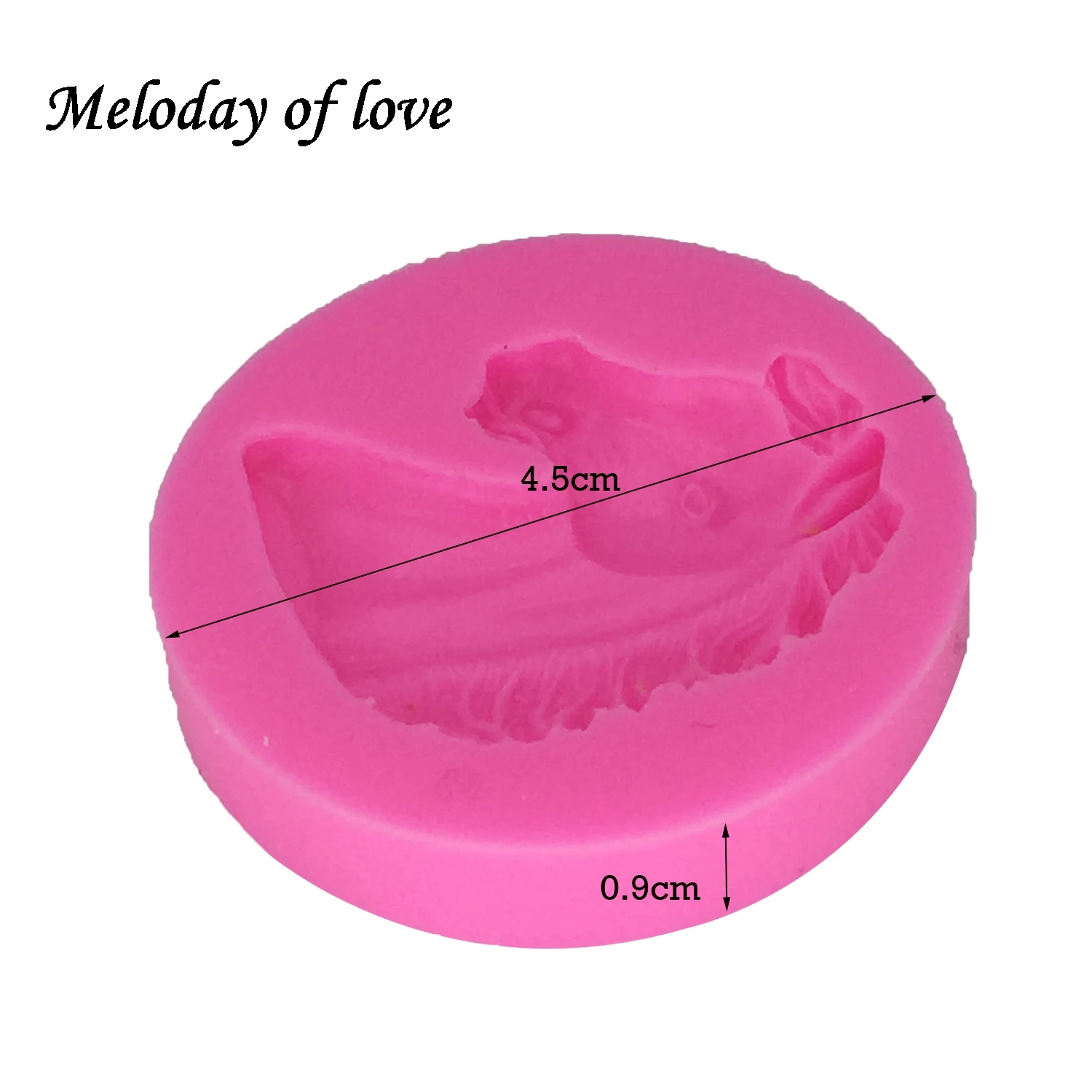 Herramientas de decoración de pasteles de silicona con cabeza de caballo, moldes para Fondant, moldes para manualidades de azúcar, pasta de azúcar