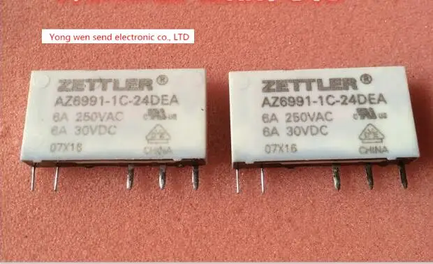 NEW relay AZ6991-1C-24DEA AZ69911C24DEA AZ6991-24DEA  6A 250VAC DIP5 10PCS/LOT