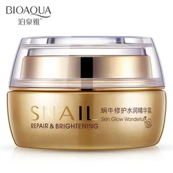 BIOAQUA Brand Snail Deep Nourishing Repair Facial Cream Anti-aging Anti Wrinkle Cream Beauty Miracle Glow Day & Night Cream