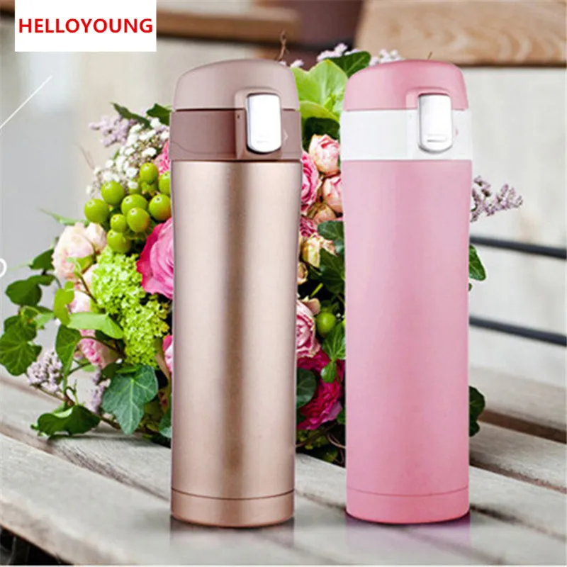 

CJ016 Heat Insulating Bottle Bounce Bottle Automotive Stainless Steel bottle Drink Water Bottle Drinkware Outdoor Portable