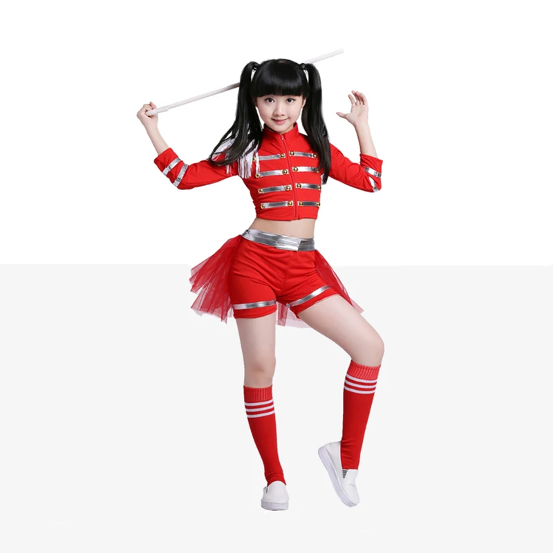Children Jazz Dance Modern Dance Costume Fashion Kids Latin Ballroom Dancing Dress Stage Show Dresses Jazz Costumes For Girl