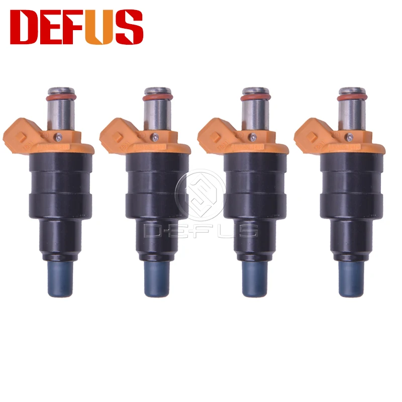 

DEFUS 4X Bico Fuel Injector Nozzle 195500-1810 for 1989 Ford Festiva 1.3L E9BZ9F593A Engine Injection B33513250 CM4660 57088 NEW