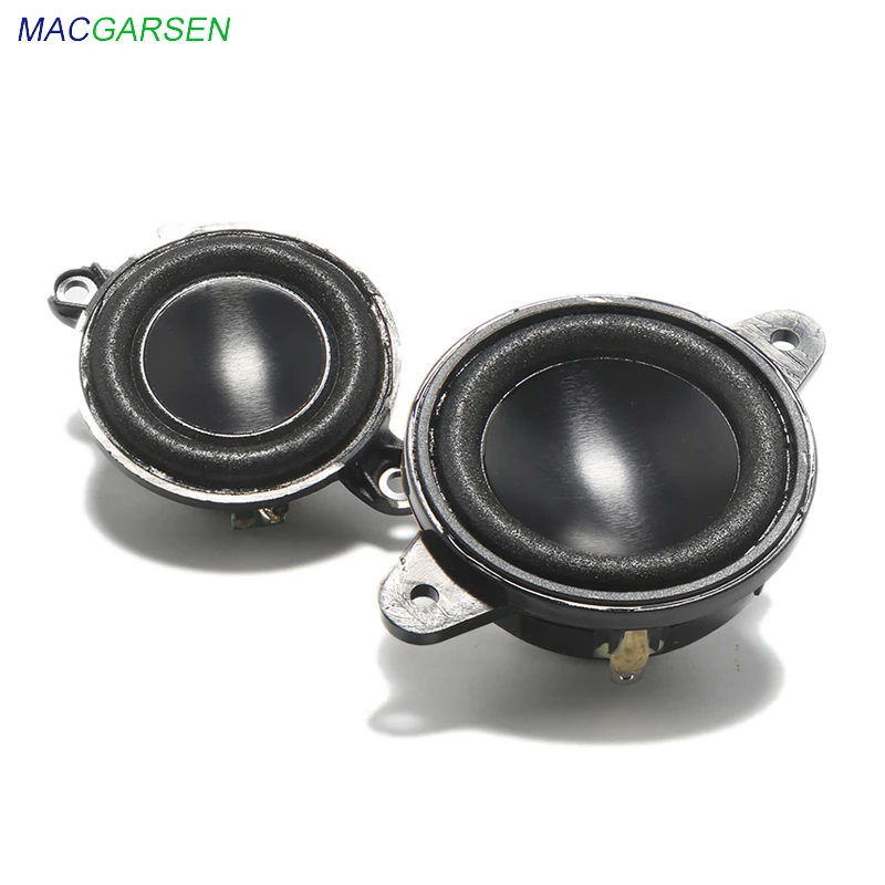 2pcs 1 inch 1.5inch Full Range Speaker 5W Portable Speakers DIY mini Bluetooth Audio Speaker 4 ohm 8ohm Loudspeaker Horn