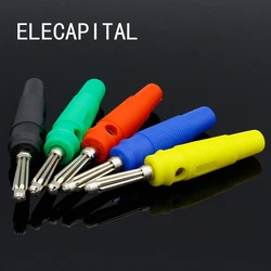 4MM Banana Plug Audio Speaker Connectors Amplifier Speaker Binding Post 4mm Banana Jack Plug For Cable Terminals