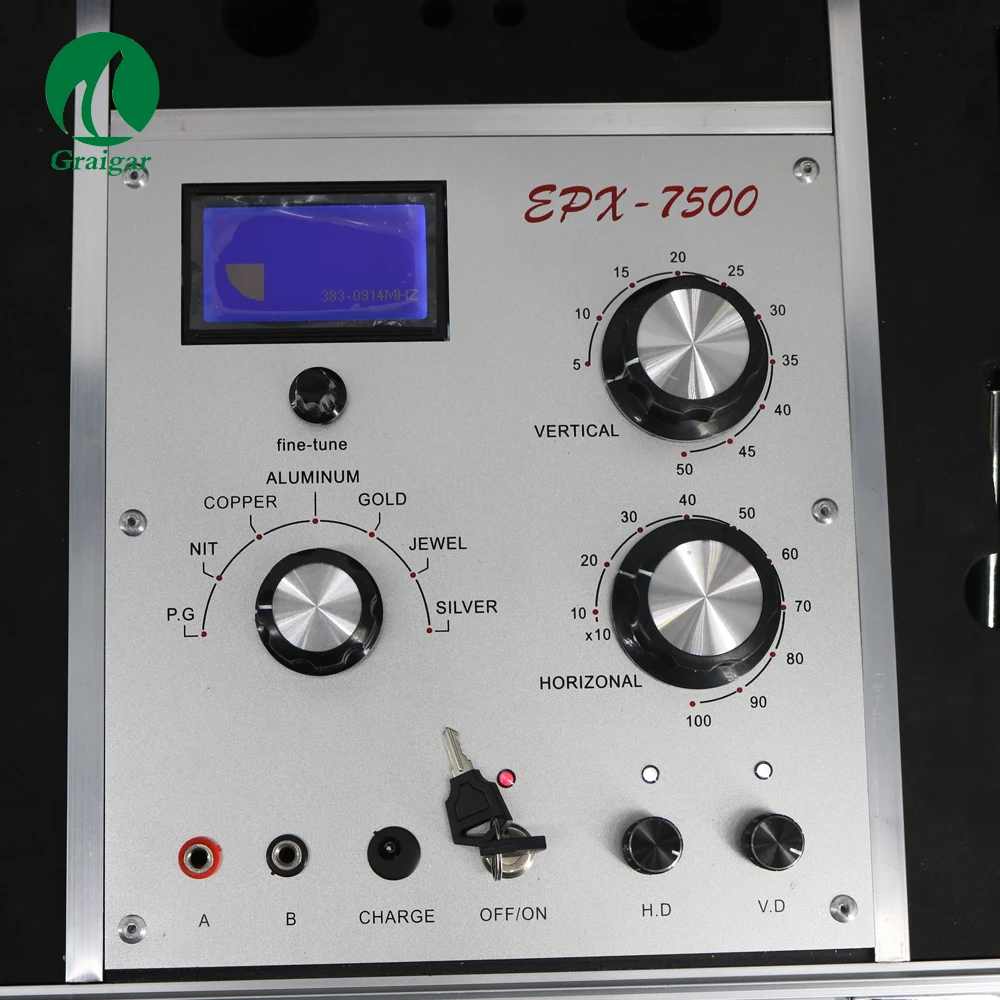 A Wide Range Of Great Depth EPX7500 Underground Metal Detector For Gold, Silver, Copper, P.G, Tin, Aluminum And Jewel