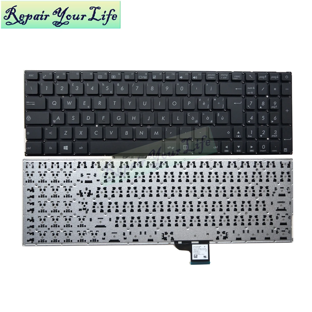 

UX510 Italy UK UA/Ukrainian keyboard for ASUS UX510UA UX510UW UX510UX UX510UXK UX510UWK V510U u5000u 0KNB0-6722IT00 0KN0-UQ1IT13