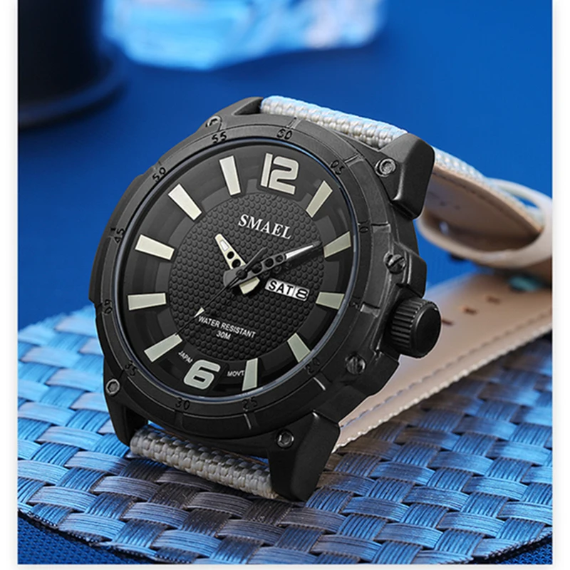 Digital Men Watches Big Dial SMAEL Men Watch Digital Sport Clock Waterproof relogio Alarm1316 Quartz Watch Military Brand Luxury