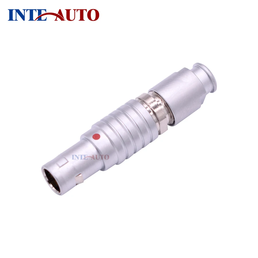 TGG 1B 2,3,4,5,6,7,8,10,14,16 pins circular self locking push pull male plug connector,nut fit strain relief