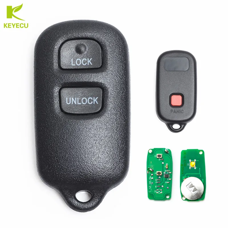 

KEYECU Replacement Remote Key Fob for Toyota 1995-2004 Tacoma 2003-2006 Tundra Installed Keyless Entry RS3200 FCC: BAB237131-056