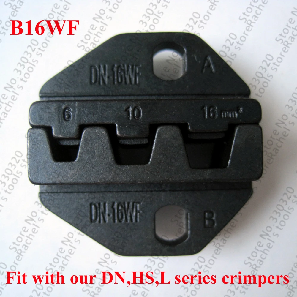 B16WF die set crimping jaws for wire sleeve