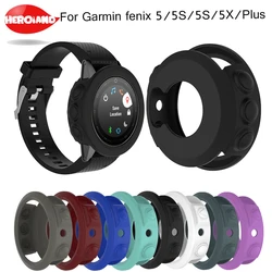 Silicone Protective Case Cover For Garmin fenix 5/5S/5X Wristband Bracelet Protector Shell for Fenix 5x 5s 5 Plus Smart Watch