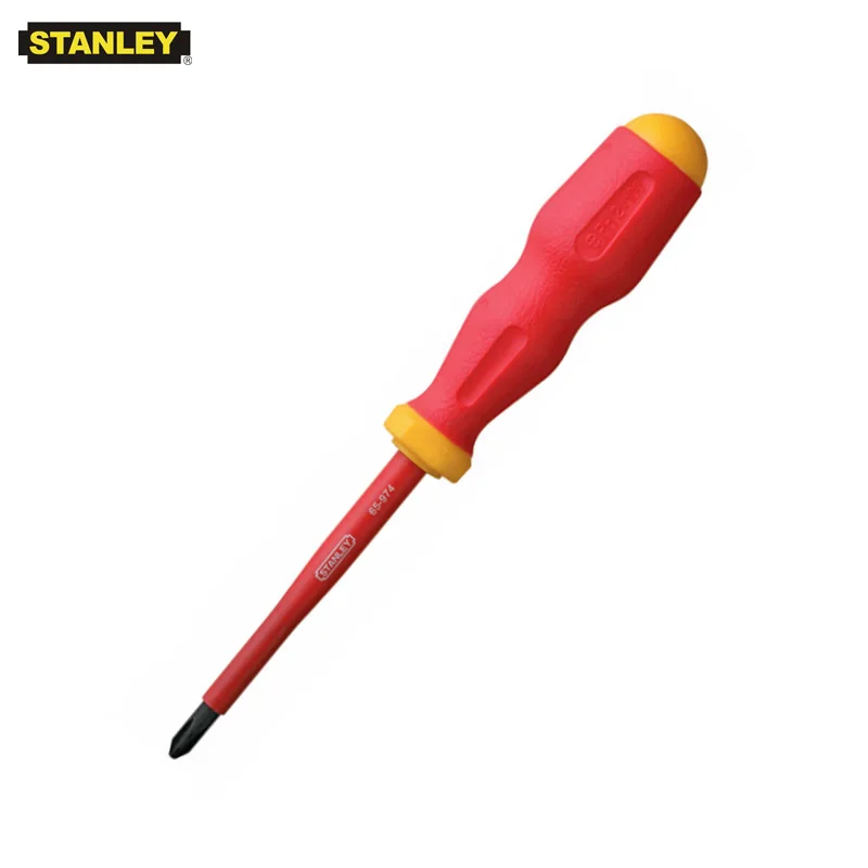 Stanley 1pcs VDE 1000V insulated phillips screwdriver PH0 PH1 PH2 PH3 mini long big cross screwdrivers electrician hand tools