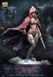 Resin kit ancient woman soldier