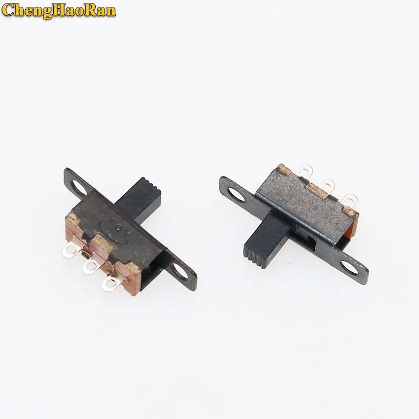 ChengHaoRan 2-10PCS 3 feet Small Switch Durable ON-Off Miniature Slide Toggle Switches DIY Power Electrical Component 100V 2A