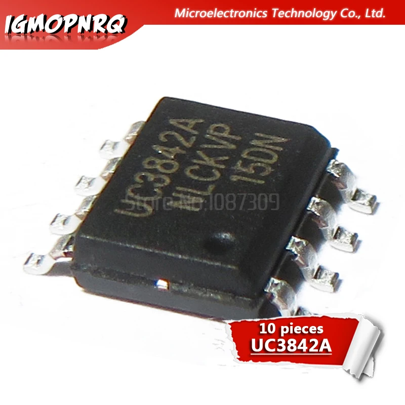 10PCS UC3842A SOP8 UC3842 SOP UC3842B SMD new and original IC